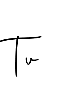 Create a beautiful signature design for name Tv. With this signature (Autography-DOLnW) fonts, you can make a handwritten signature for free. Tv signature style 10 images and pictures png