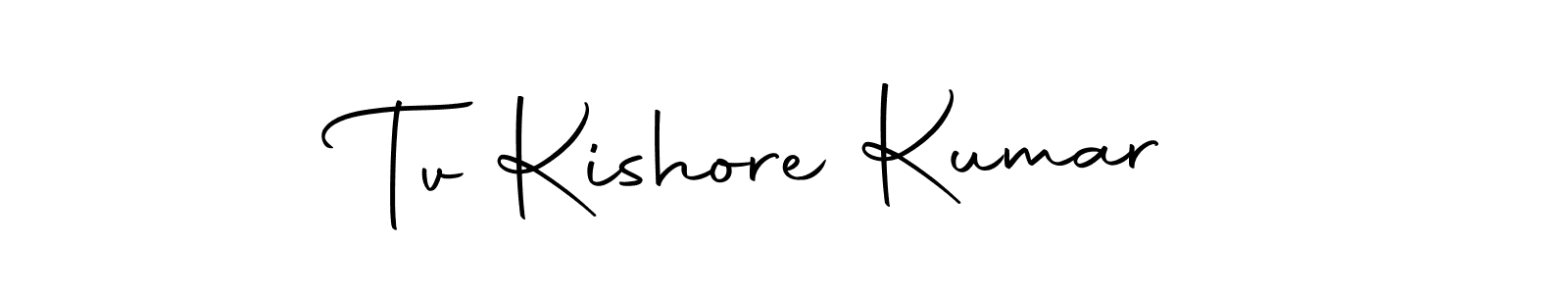 This is the best signature style for the Tv Kishore Kumar name. Also you like these signature font (Autography-DOLnW). Mix name signature. Tv Kishore Kumar signature style 10 images and pictures png