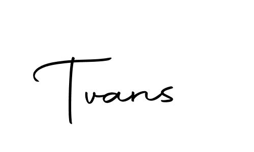 Use a signature maker to create a handwritten signature online. With this signature software, you can design (Autography-DOLnW) your own signature for name Tvans. Tvans signature style 10 images and pictures png