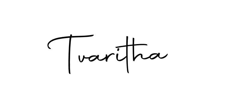 Make a beautiful signature design for name Tvaritha. With this signature (Autography-DOLnW) style, you can create a handwritten signature for free. Tvaritha signature style 10 images and pictures png