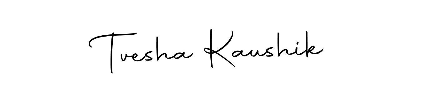 How to make Tvesha Kaushik signature? Autography-DOLnW is a professional autograph style. Create handwritten signature for Tvesha Kaushik name. Tvesha Kaushik signature style 10 images and pictures png