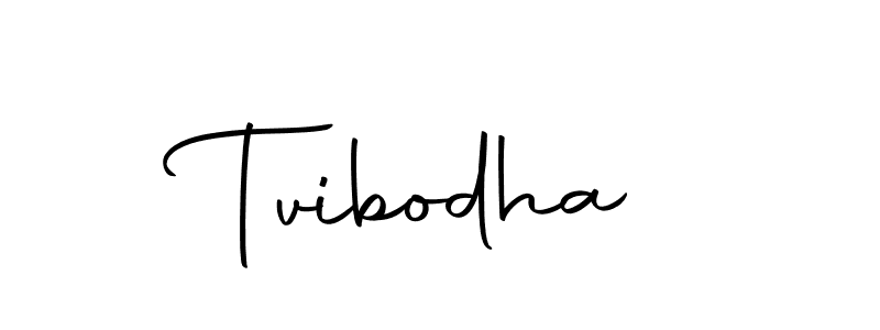 Make a beautiful signature design for name Tvibodha. With this signature (Autography-DOLnW) style, you can create a handwritten signature for free. Tvibodha signature style 10 images and pictures png