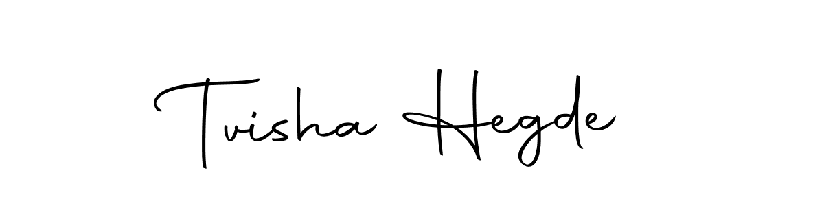 Also we have Tvisha Hegde name is the best signature style. Create professional handwritten signature collection using Autography-DOLnW autograph style. Tvisha Hegde signature style 10 images and pictures png