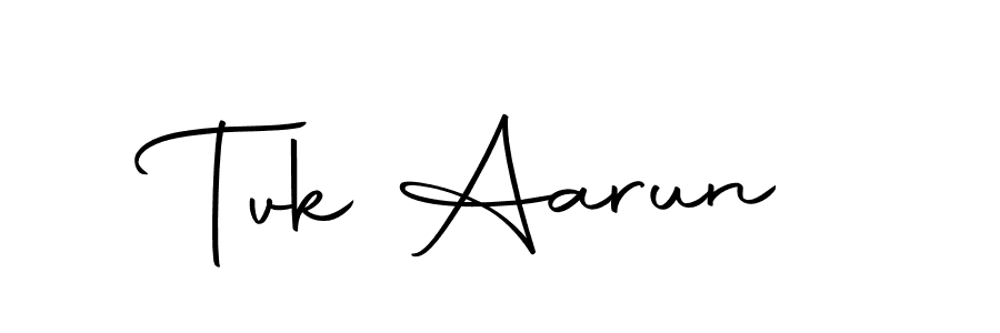 How to make Tvk Aarun signature? Autography-DOLnW is a professional autograph style. Create handwritten signature for Tvk Aarun name. Tvk Aarun signature style 10 images and pictures png