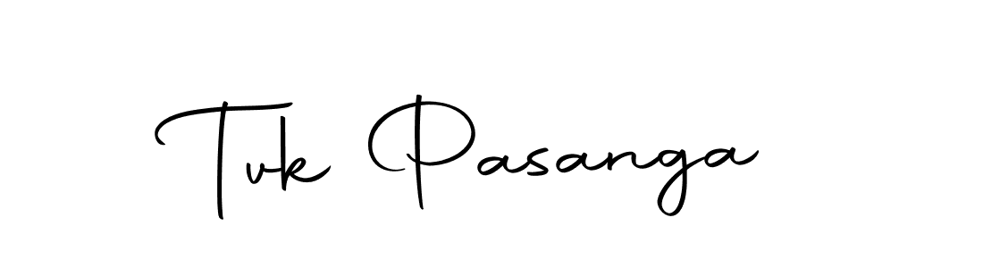 How to make Tvk Pasanga name signature. Use Autography-DOLnW style for creating short signs online. This is the latest handwritten sign. Tvk Pasanga signature style 10 images and pictures png