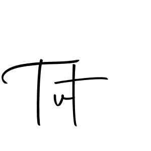 The best way (Autography-DOLnW) to make a short signature is to pick only two or three words in your name. The name Tvt include a total of six letters. For converting this name. Tvt signature style 10 images and pictures png