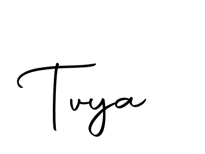 The best way (Autography-DOLnW) to make a short signature is to pick only two or three words in your name. The name Tvya include a total of six letters. For converting this name. Tvya signature style 10 images and pictures png