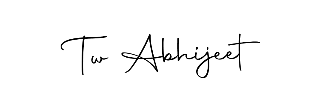 Use a signature maker to create a handwritten signature online. With this signature software, you can design (Autography-DOLnW) your own signature for name Tw Abhijeet. Tw Abhijeet signature style 10 images and pictures png