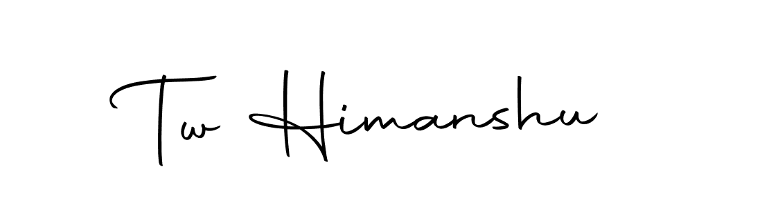 Make a beautiful signature design for name Tw Himanshu. With this signature (Autography-DOLnW) style, you can create a handwritten signature for free. Tw Himanshu signature style 10 images and pictures png