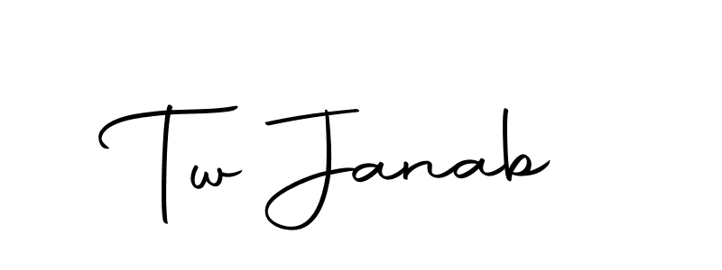 if you are searching for the best signature style for your name Tw Janab. so please give up your signature search. here we have designed multiple signature styles  using Autography-DOLnW. Tw Janab signature style 10 images and pictures png