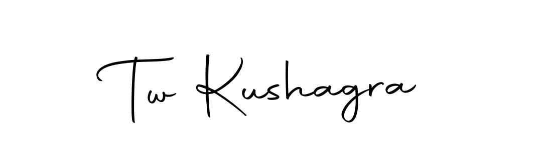 Similarly Autography-DOLnW is the best handwritten signature design. Signature creator online .You can use it as an online autograph creator for name Tw Kushagra. Tw Kushagra signature style 10 images and pictures png