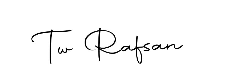 The best way (Autography-DOLnW) to make a short signature is to pick only two or three words in your name. The name Tw Rafsan include a total of six letters. For converting this name. Tw Rafsan signature style 10 images and pictures png