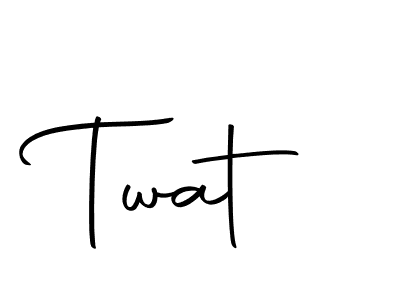 Design your own signature with our free online signature maker. With this signature software, you can create a handwritten (Autography-DOLnW) signature for name Twat. Twat signature style 10 images and pictures png