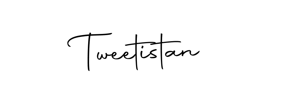 Create a beautiful signature design for name Tweetistan. With this signature (Autography-DOLnW) fonts, you can make a handwritten signature for free. Tweetistan signature style 10 images and pictures png