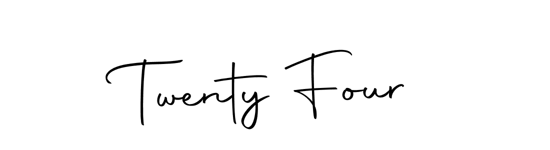 How to make Twenty Four signature? Autography-DOLnW is a professional autograph style. Create handwritten signature for Twenty Four name. Twenty Four signature style 10 images and pictures png