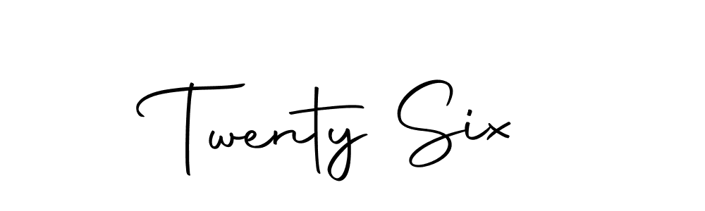 The best way (Autography-DOLnW) to make a short signature is to pick only two or three words in your name. The name Twenty Six include a total of six letters. For converting this name. Twenty Six signature style 10 images and pictures png