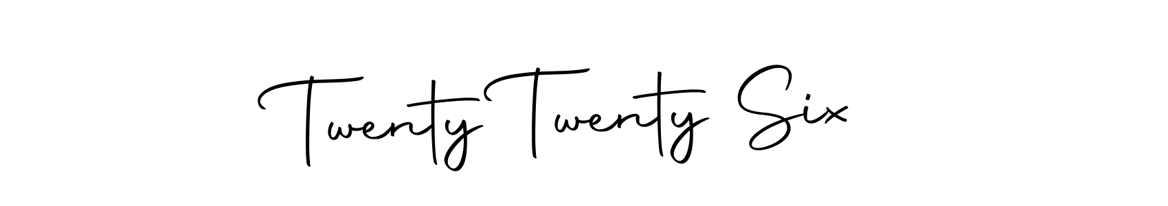 You should practise on your own different ways (Autography-DOLnW) to write your name (Twenty Twenty Six) in signature. don't let someone else do it for you. Twenty Twenty Six signature style 10 images and pictures png