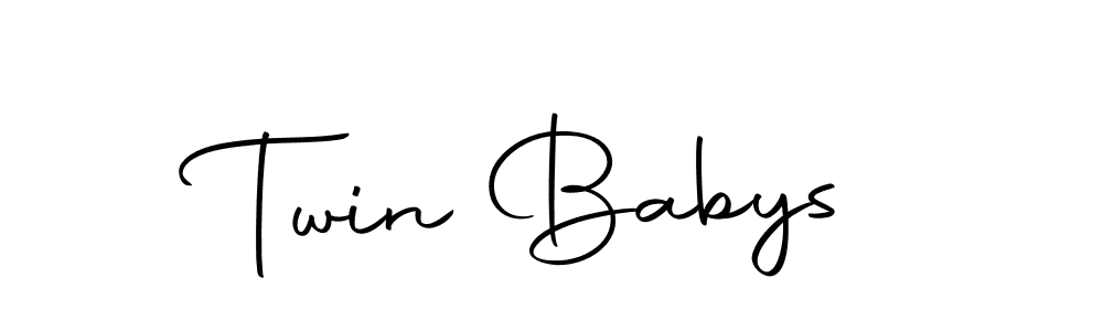 if you are searching for the best signature style for your name Twin Babys. so please give up your signature search. here we have designed multiple signature styles  using Autography-DOLnW. Twin Babys signature style 10 images and pictures png