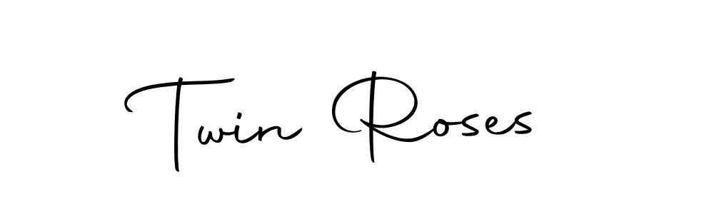 Design your own signature with our free online signature maker. With this signature software, you can create a handwritten (Autography-DOLnW) signature for name Twin Roses. Twin Roses signature style 10 images and pictures png