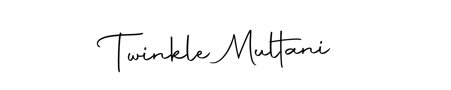 How to make Twinkle Multani name signature. Use Autography-DOLnW style for creating short signs online. This is the latest handwritten sign. Twinkle Multani signature style 10 images and pictures png