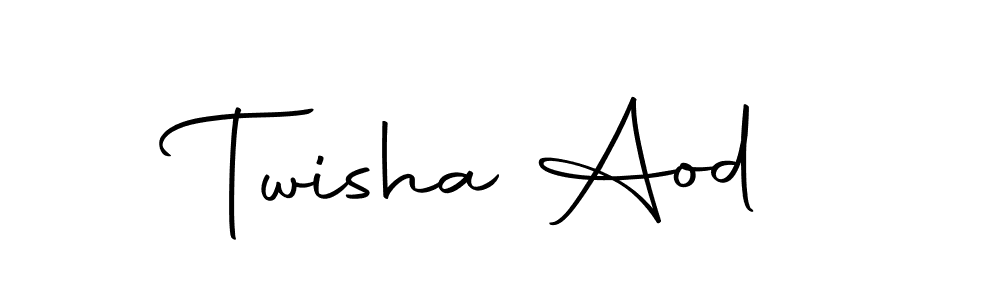 It looks lik you need a new signature style for name Twisha Aod. Design unique handwritten (Autography-DOLnW) signature with our free signature maker in just a few clicks. Twisha Aod signature style 10 images and pictures png