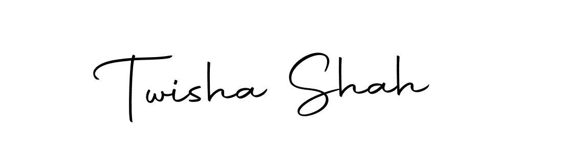 How to make Twisha Shah signature? Autography-DOLnW is a professional autograph style. Create handwritten signature for Twisha Shah name. Twisha Shah signature style 10 images and pictures png