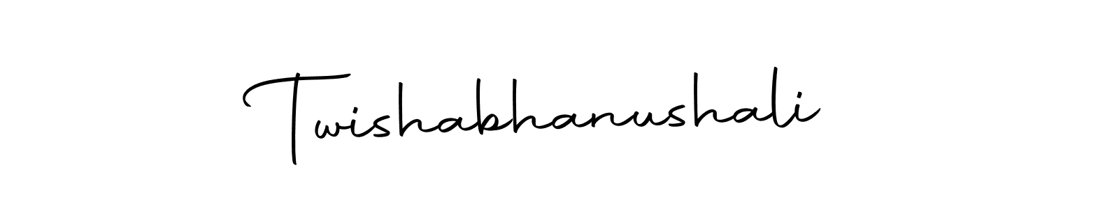 Make a beautiful signature design for name Twishabhanushali. With this signature (Autography-DOLnW) style, you can create a handwritten signature for free. Twishabhanushali signature style 10 images and pictures png