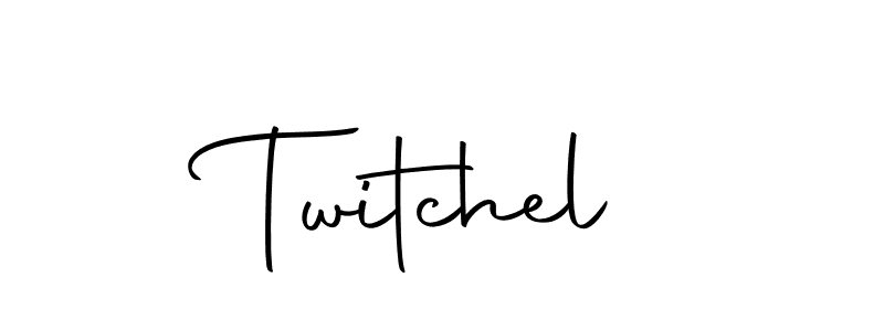 You should practise on your own different ways (Autography-DOLnW) to write your name (Twitchel) in signature. don't let someone else do it for you. Twitchel signature style 10 images and pictures png