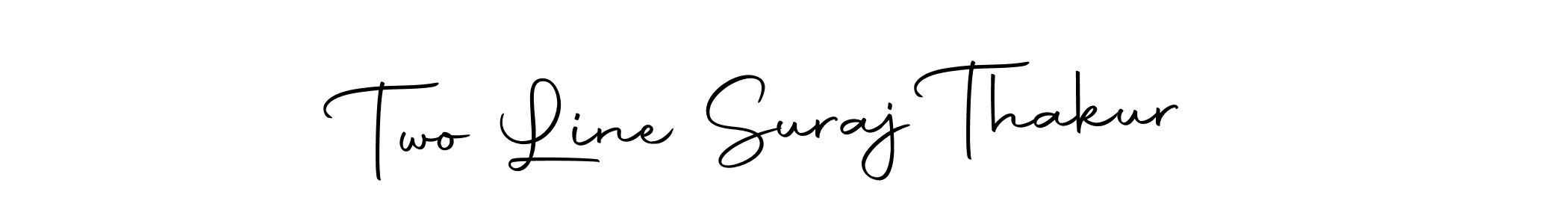 Make a short Two Line Suraj Thakur signature style. Manage your documents anywhere anytime using Autography-DOLnW. Create and add eSignatures, submit forms, share and send files easily. Two Line Suraj Thakur signature style 10 images and pictures png