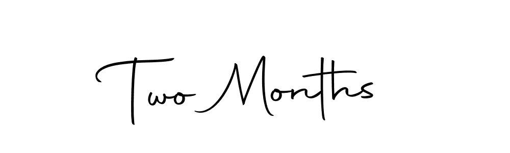 Also we have Two Months name is the best signature style. Create professional handwritten signature collection using Autography-DOLnW autograph style. Two Months signature style 10 images and pictures png