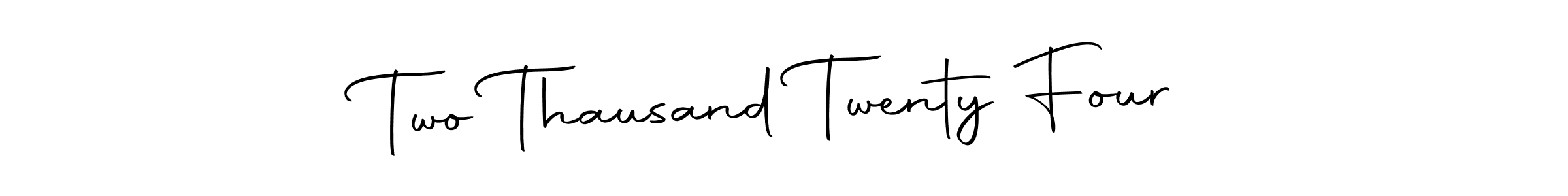 Make a beautiful signature design for name Two Thausand Twenty Four. With this signature (Autography-DOLnW) style, you can create a handwritten signature for free. Two Thausand Twenty Four signature style 10 images and pictures png