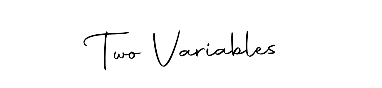 This is the best signature style for the Two Variables name. Also you like these signature font (Autography-DOLnW). Mix name signature. Two Variables signature style 10 images and pictures png