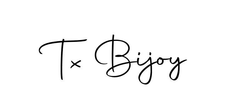 Design your own signature with our free online signature maker. With this signature software, you can create a handwritten (Autography-DOLnW) signature for name Tx Bijoy. Tx Bijoy signature style 10 images and pictures png