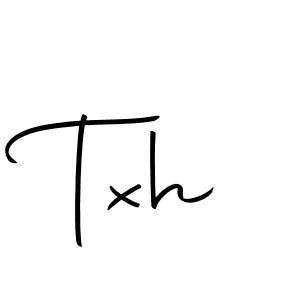 You should practise on your own different ways (Autography-DOLnW) to write your name (Txh) in signature. don't let someone else do it for you. Txh signature style 10 images and pictures png