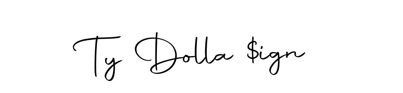 Use a signature maker to create a handwritten signature online. With this signature software, you can design (Autography-DOLnW) your own signature for name Ty Dolla $ign. Ty Dolla $ign signature style 10 images and pictures png