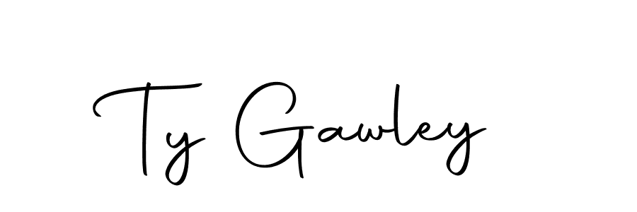 Use a signature maker to create a handwritten signature online. With this signature software, you can design (Autography-DOLnW) your own signature for name Ty Gawley. Ty Gawley signature style 10 images and pictures png