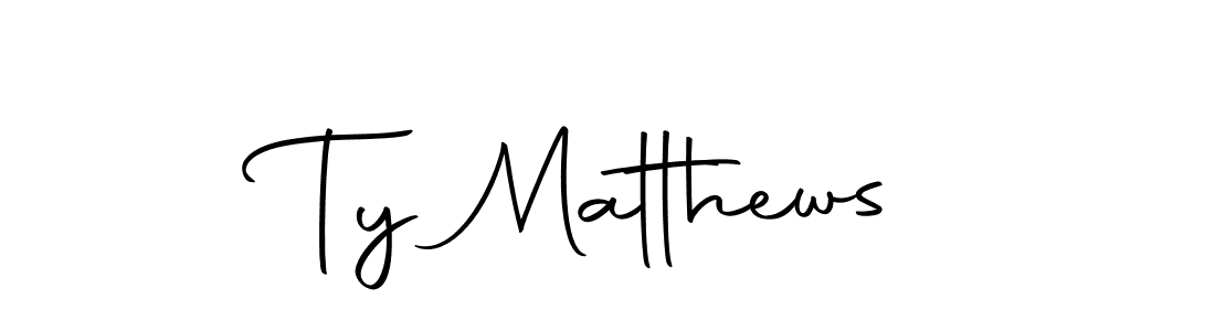 Also we have Ty Matthews name is the best signature style. Create professional handwritten signature collection using Autography-DOLnW autograph style. Ty Matthews signature style 10 images and pictures png