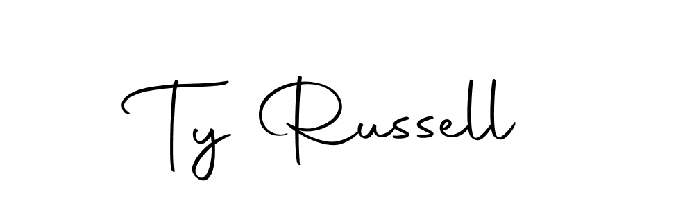Also we have Ty Russell name is the best signature style. Create professional handwritten signature collection using Autography-DOLnW autograph style. Ty Russell signature style 10 images and pictures png