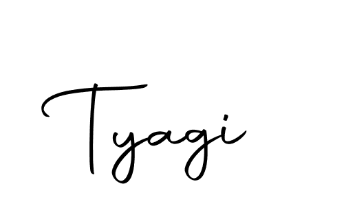 Design your own signature with our free online signature maker. With this signature software, you can create a handwritten (Autography-DOLnW) signature for name Tyagi. Tyagi signature style 10 images and pictures png