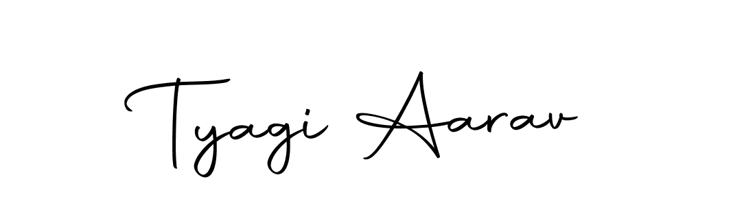 Use a signature maker to create a handwritten signature online. With this signature software, you can design (Autography-DOLnW) your own signature for name Tyagi Aarav. Tyagi Aarav signature style 10 images and pictures png
