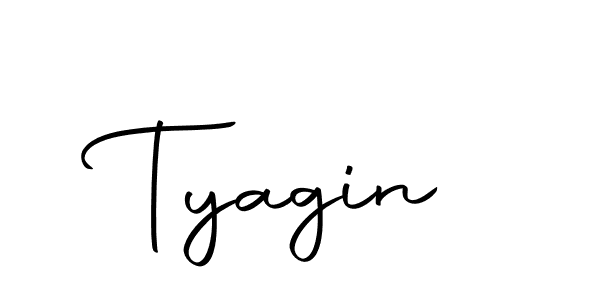 Make a beautiful signature design for name Tyagin. With this signature (Autography-DOLnW) style, you can create a handwritten signature for free. Tyagin signature style 10 images and pictures png