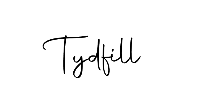 Design your own signature with our free online signature maker. With this signature software, you can create a handwritten (Autography-DOLnW) signature for name Tydfill. Tydfill signature style 10 images and pictures png