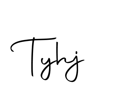 How to make Tyhj signature? Autography-DOLnW is a professional autograph style. Create handwritten signature for Tyhj name. Tyhj signature style 10 images and pictures png