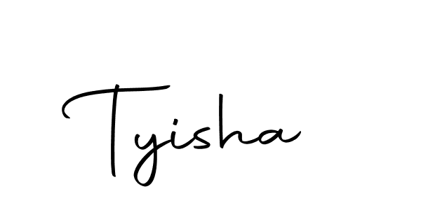 Tyisha stylish signature style. Best Handwritten Sign (Autography-DOLnW) for my name. Handwritten Signature Collection Ideas for my name Tyisha. Tyisha signature style 10 images and pictures png