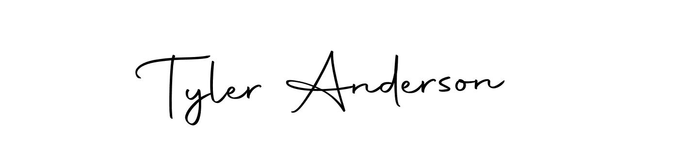 Design your own signature with our free online signature maker. With this signature software, you can create a handwritten (Autography-DOLnW) signature for name Tyler Anderson. Tyler Anderson signature style 10 images and pictures png
