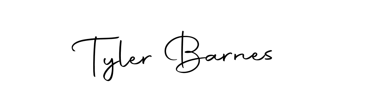 Make a beautiful signature design for name Tyler Barnes. With this signature (Autography-DOLnW) style, you can create a handwritten signature for free. Tyler Barnes signature style 10 images and pictures png