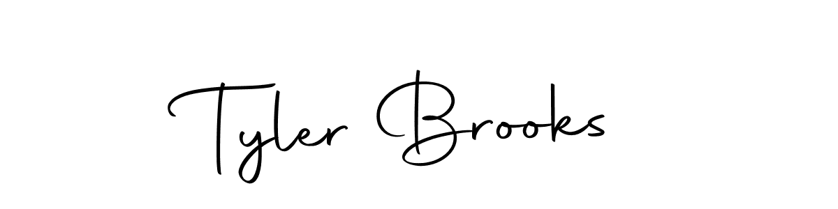 Make a beautiful signature design for name Tyler Brooks. With this signature (Autography-DOLnW) style, you can create a handwritten signature for free. Tyler Brooks signature style 10 images and pictures png