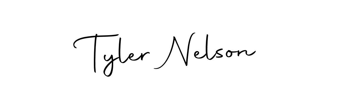 Tyler Nelson stylish signature style. Best Handwritten Sign (Autography-DOLnW) for my name. Handwritten Signature Collection Ideas for my name Tyler Nelson. Tyler Nelson signature style 10 images and pictures png