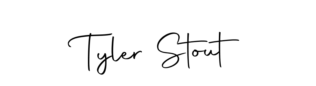 Design your own signature with our free online signature maker. With this signature software, you can create a handwritten (Autography-DOLnW) signature for name Tyler Stout. Tyler Stout signature style 10 images and pictures png