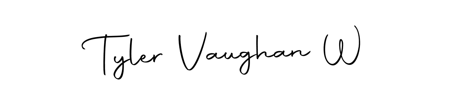 if you are searching for the best signature style for your name Tyler Vaughan W. so please give up your signature search. here we have designed multiple signature styles  using Autography-DOLnW. Tyler Vaughan W signature style 10 images and pictures png